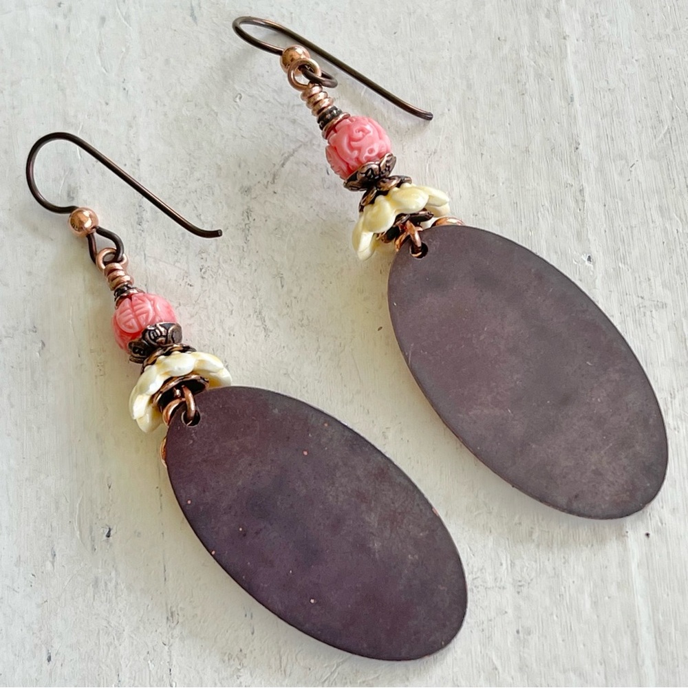 ARTISAN Earrings “Butterfly Garden Fairy” - Dangles - Picture 11 of 12